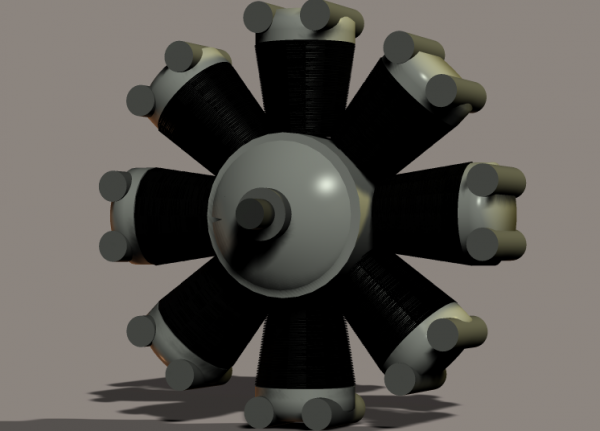 Radial Aircraft Engine