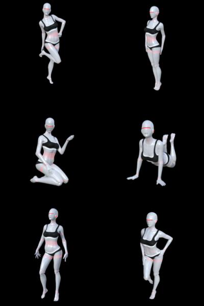 FREEBIE: Aurora Pose Set G3F