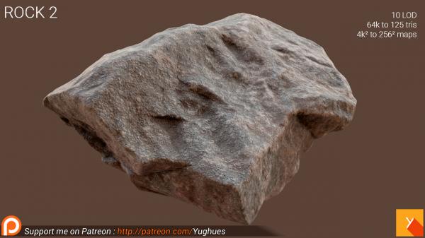 Free Photogrammetric Rock 2