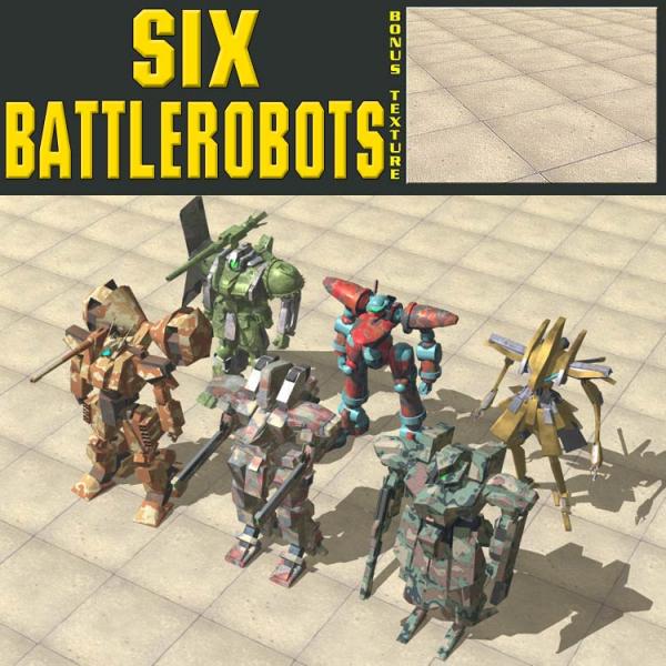 6 battlerobots for Bryce