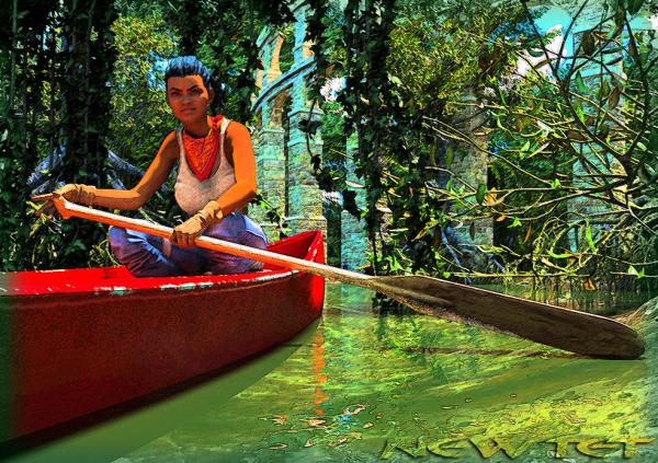 On A Canoe