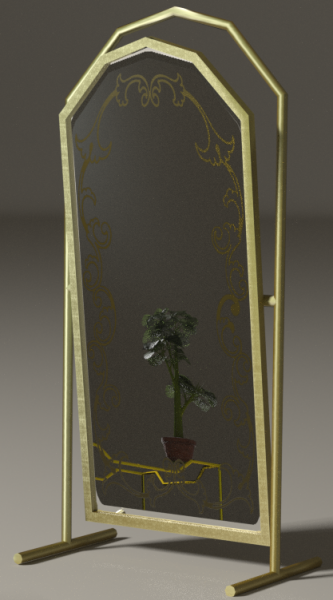 Full Length Mirror for Poser 11