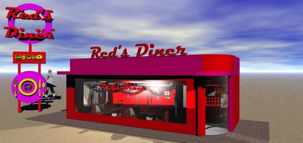 RED&#039;S DINER SIGN (2nd version)