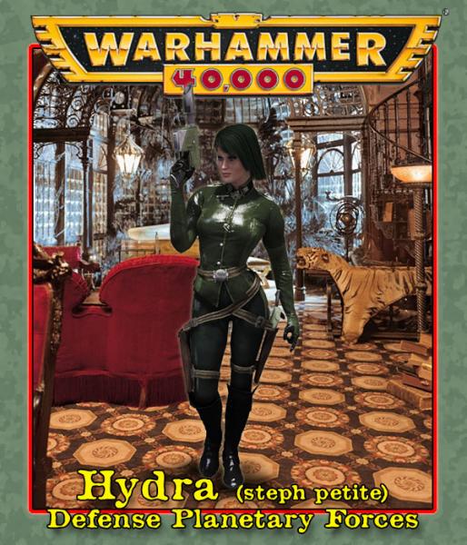 Hydra character Defense Planetary Defense w 40k