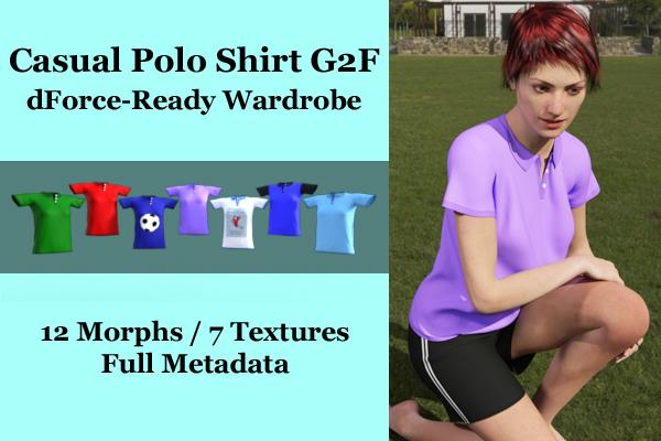 Casual Polo Shirt G2F (dforce wardrobe)