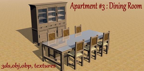 Apartment #3: Dinning Room