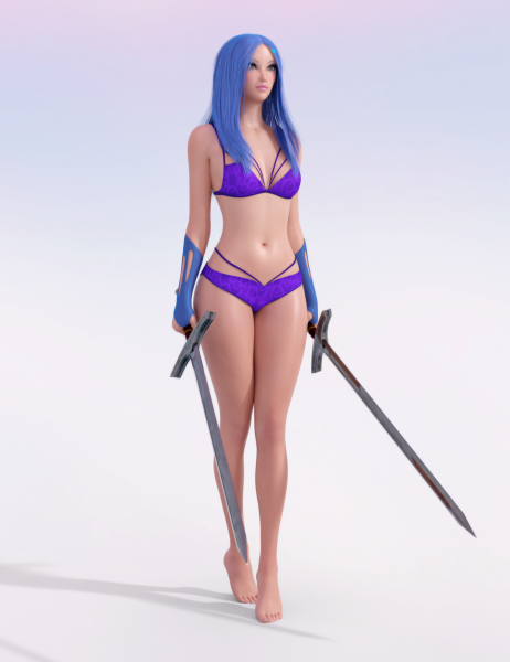 Battle Poses for Genesis 3 Females