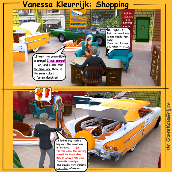 Vanessa Kleurrijk: at the CarDealer