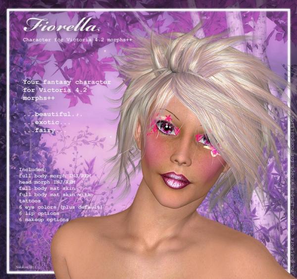 Fiorella (V4) (for Poser)