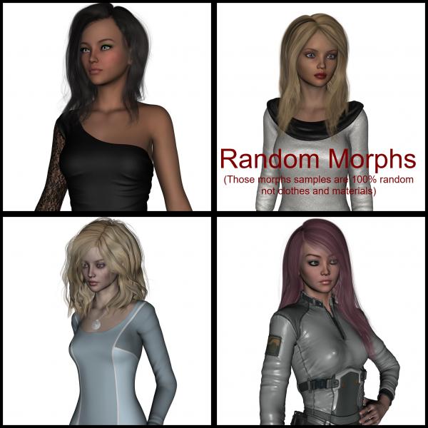 Daz3D Morphs Randomizer