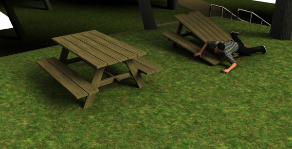 Picnic Bench for Daz