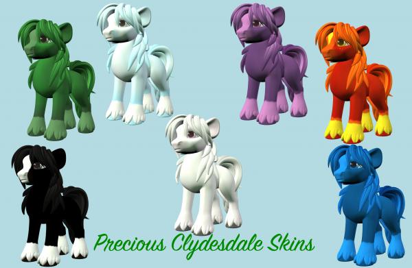 Precious Clydesdale Skins