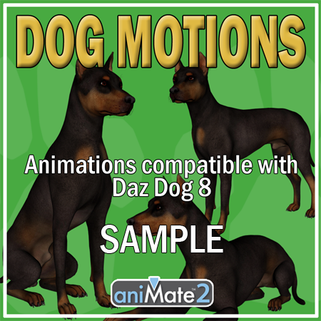 Daz Dog 8 aniblocks