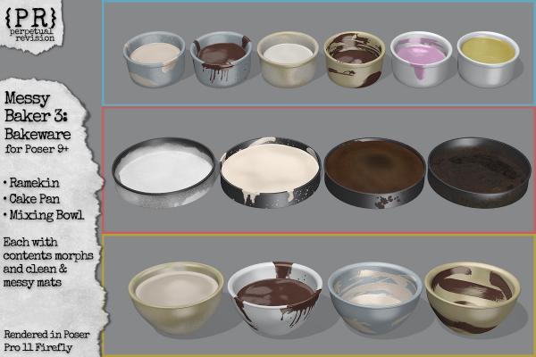 &quot;Messy Baker&quot; Set 3: Bakeware