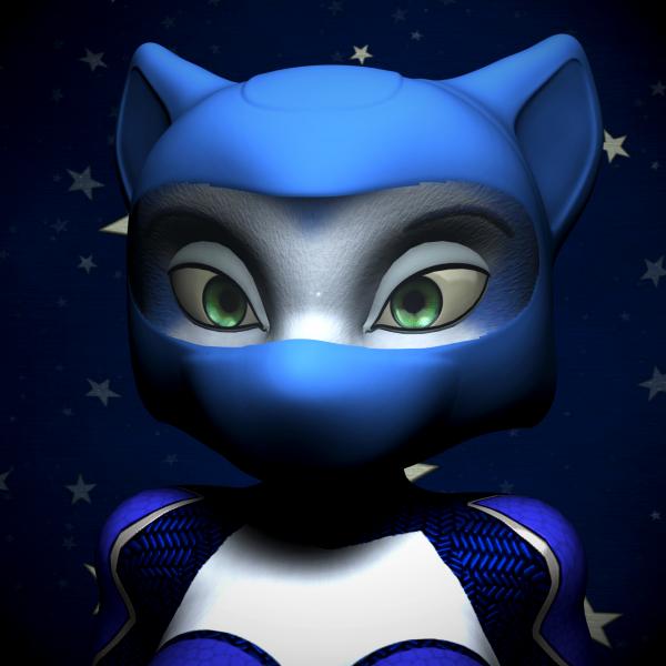 Sci-Fi Helmet for Starfox Krystal