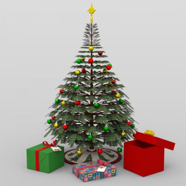 Christmas Tree and Gifts (for DAZ Studio)