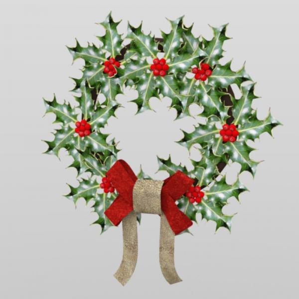 Christmas Wreath (for DAZ Studio)