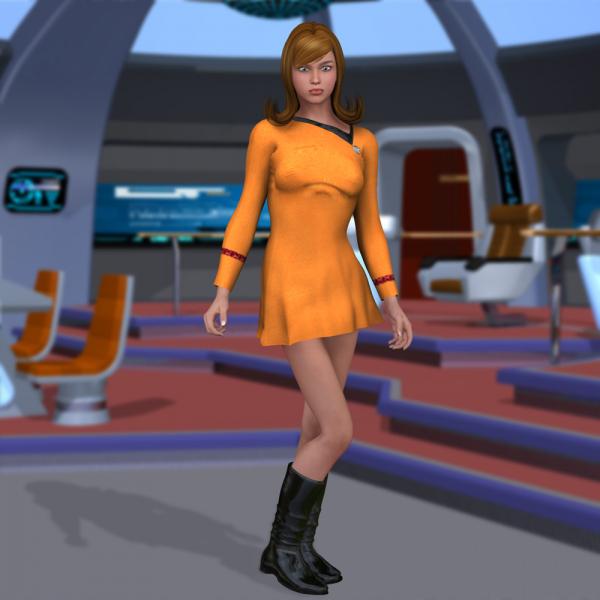 Space Fleet Officer V4 for Poser