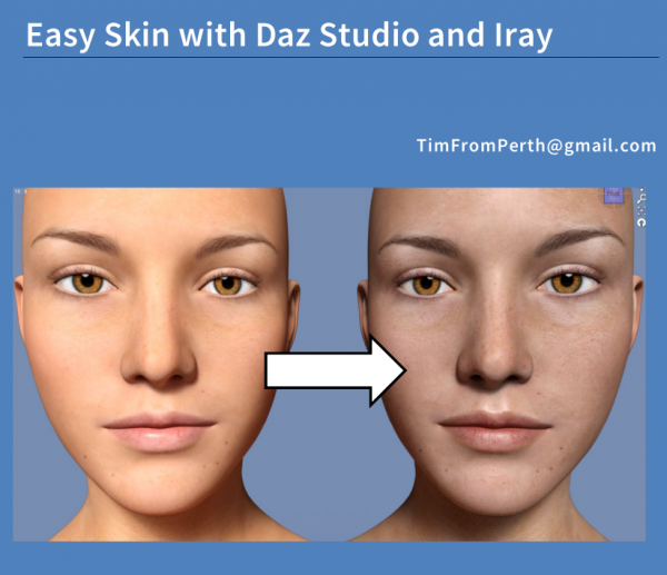 Easy Skin with Daz Studio and Iray