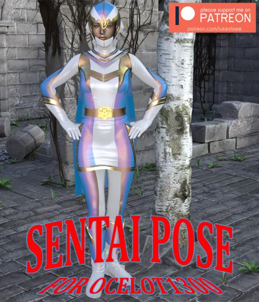 Sentai Pose for G8F