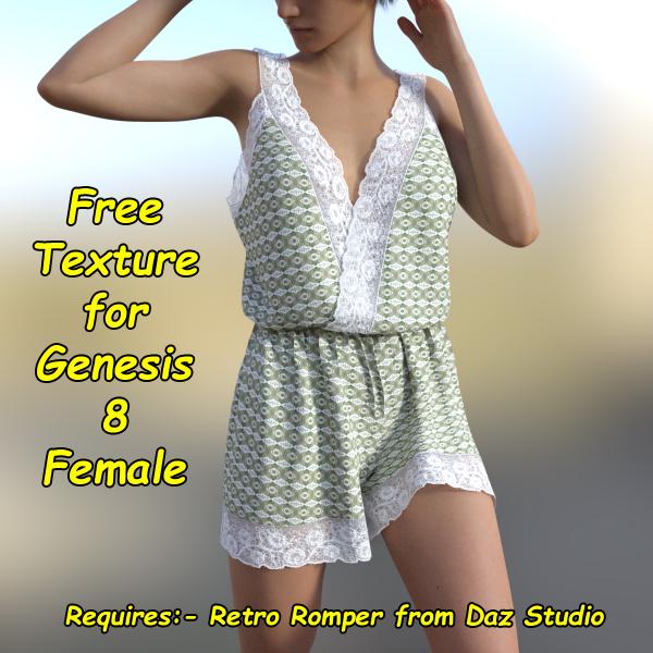 G8F Retro Romper Free Texture