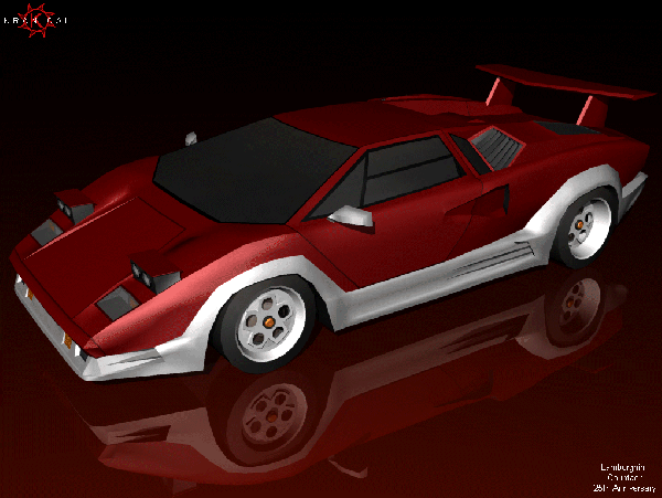 Lamborghini Countach 25th Anniversary Wallpaper