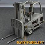 Navy Forklift (for Poser)