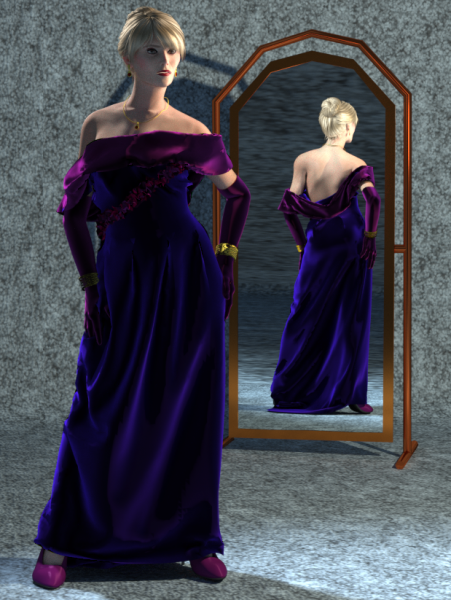 Velvet Dress for Pauline