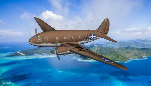 USMC Texture for Pedro Caparros C-46 Commando