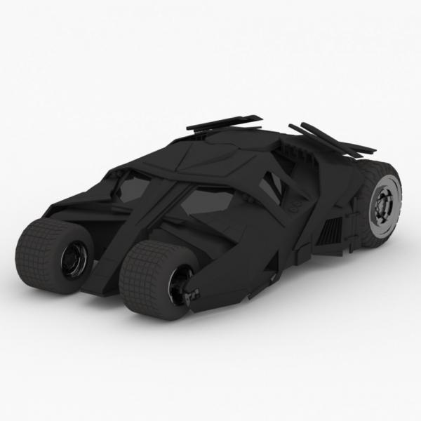 Batmobile Tumbler for Poser