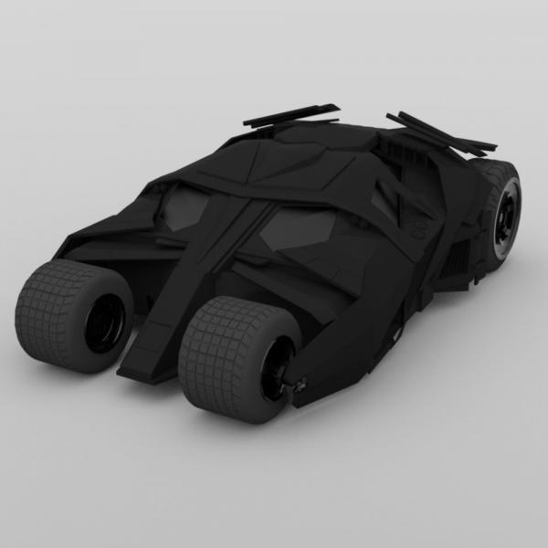 Batmobile Tumbler for DAZ Studio