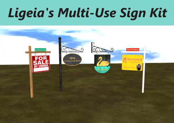 Ligeia&#039;s Multi-Use Sign Kit