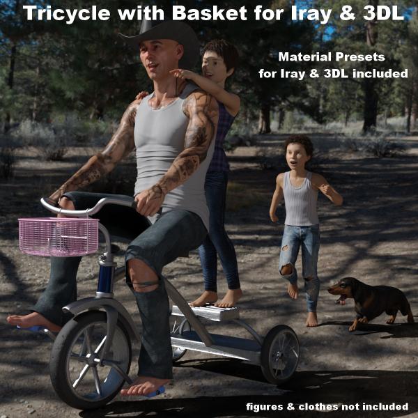 Tricycle with Basket