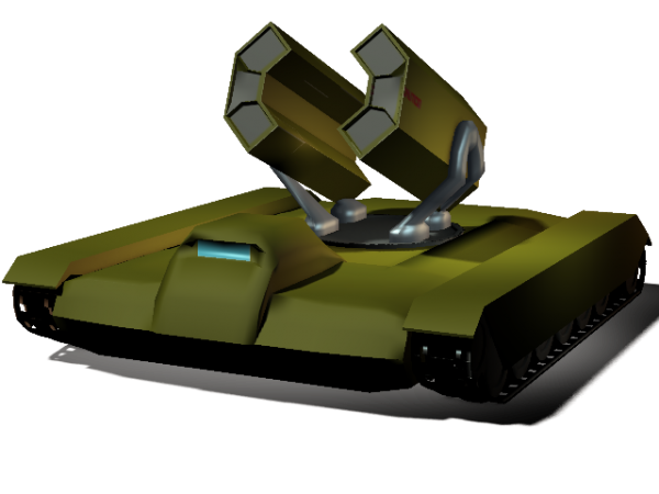 OGRE Missile Tank figure for Poser