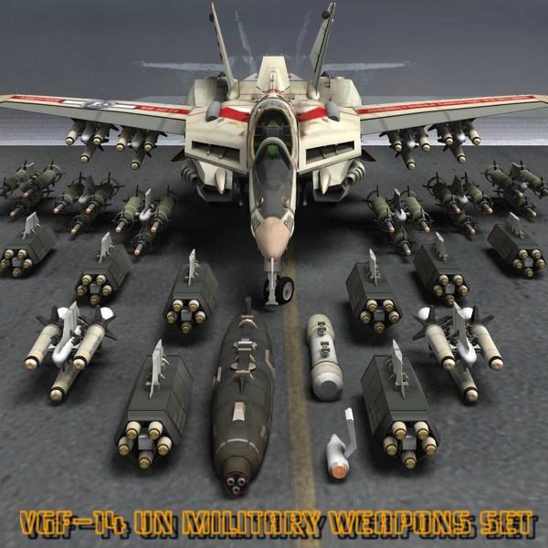 VGF-14 Weapons Set #1 for DAZ and Poser