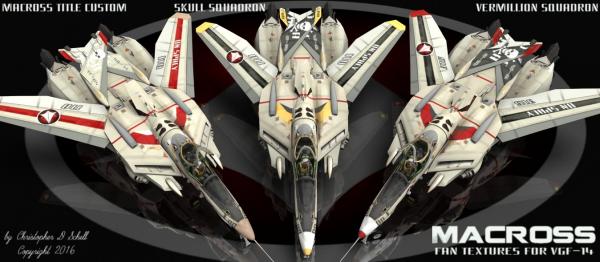 VGF-14 Macross Fan Textures Set #1