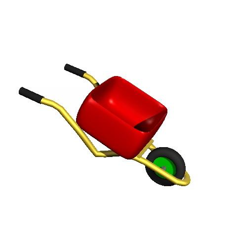 Toy wheelbarrow