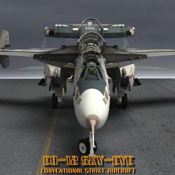 EA-12B Sky-Eye for DAZ and Poser