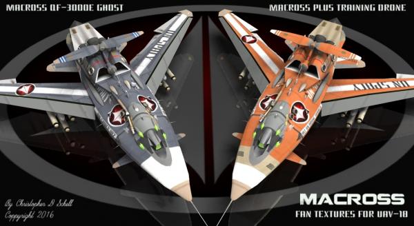 UAV-18 Specter Macross Textures Set