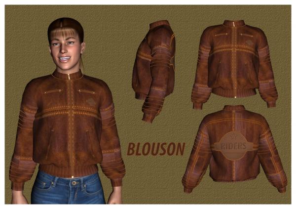 Blouson en cuir pour Genesis