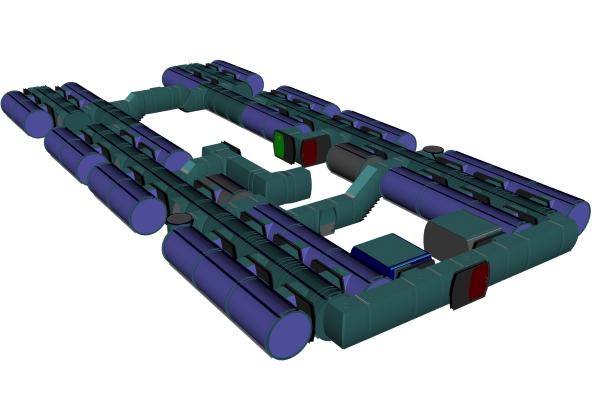 Sea Strike Level 3 Corridors and Crew Quarters