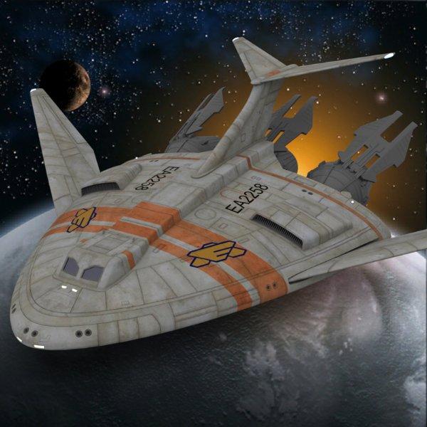 Kestrel Shuttle for DAZ Studio