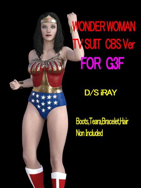 wonder woman tv suit for G3F CBS Ver