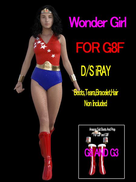 Wonder Girl Suit For G8F