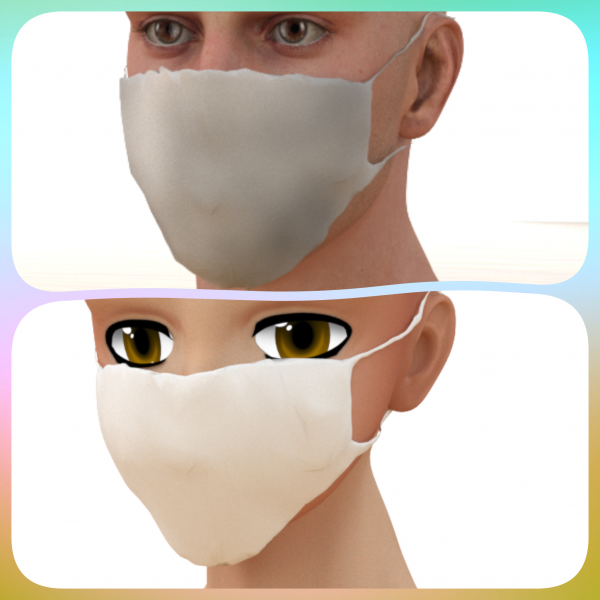 Facemask for L Homme and for the Anime Boy Morph