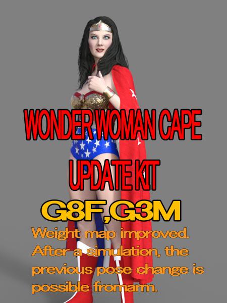 WONDER WOMAN dFORCE CAPE UPDATEKIT