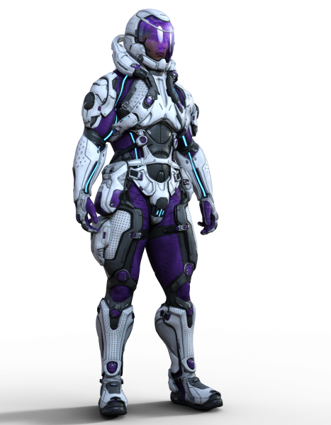 sci fi armor male