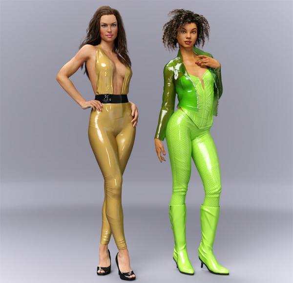 Shiny PVC Latex Shaders Iray