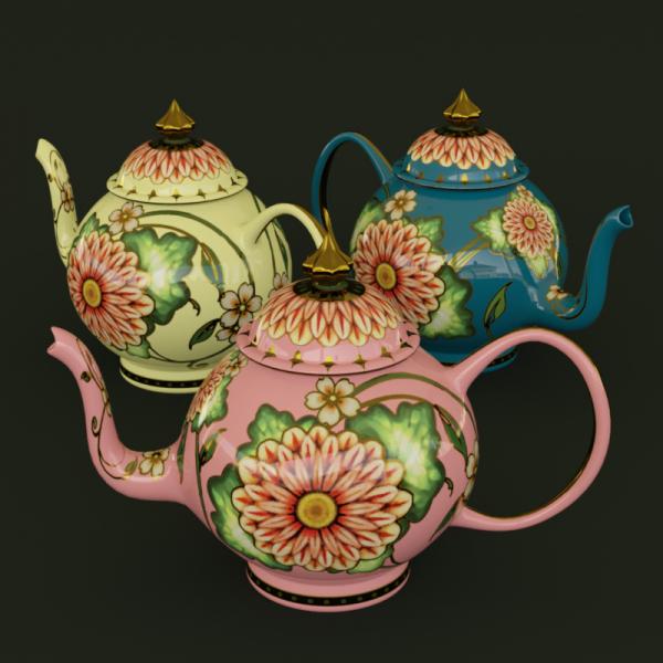 Painted Teapot