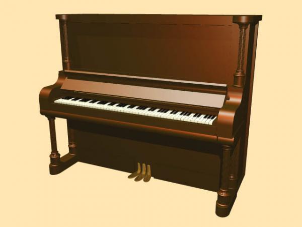 Upright piano